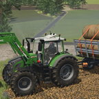 Die ersten Ballen gesammelt.