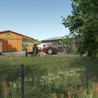 Der Fahrzeughändler und die Heutrocknung in Oberradach.