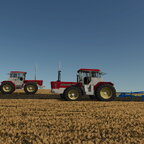 Pflügen auf Gut Rantzau mit Super 2500 VL und Super trac 2000 TVL