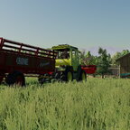 Frischgras auf der Steinbach holen