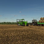 Stroh fahren in Buchhof bei Heidenheim.