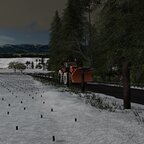 Fertig mit Schneeräumen